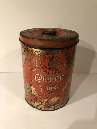 Hellick Spice and Hellick Coffee Tins Combo 4