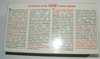 Vintage 1998 Evolution of the Coca Cola Contour Bottle Miniature Set of 6 NIB 2