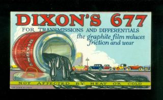 1930s Great Ink Blotter Dixon 