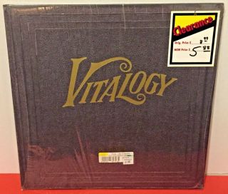 Pearl Jam Vitalogy 1994 Epic Grunge Rock Double Lp E 66900
