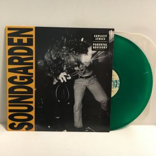 Soundgarden Louder Than Love Promo (green) Record 1989 A&m Sp5252 Limited To 250