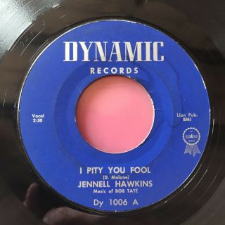 Jennell Hawkins ‎– I Pity You Fool / Don 