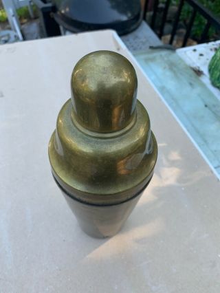 Vintage Brass Dial - A - Drink Cocktail Shaker 4