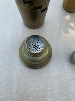 Vintage Brass Dial - A - Drink Cocktail Shaker 6