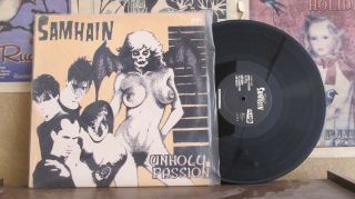 Samhain,  Unholy Passion - Tan Cover Lp Plan 9 Pl9 - 05 Goth Rock Punk Danzig