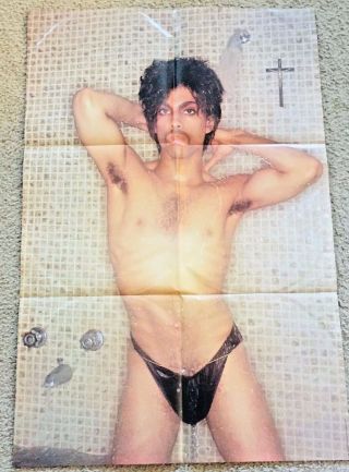 PRINCE Controversy 1981 WARNER BROTHERS Funk Soul LP SHRINK Hype Sticker POSTER 2