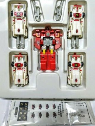 Bandai Mrr Machine Robo 04 Rescue Red Wing Hyperfire Transformable Action Figure