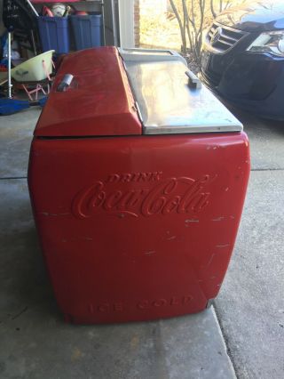 1948 - 50 Coca - Cola Wet Cooler / Chest,  Westinghouse model WE - 6. 3