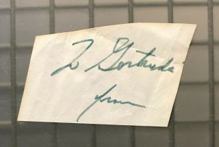 Elvis Presley Handwriting Writing Inscribed On Cut Jsa Loa Rare