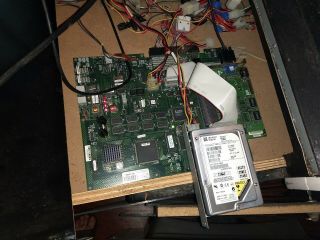 Golden Tee 05 Arcade Pcb With Hard Drive And Ribbon No Power Cabl