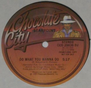 Starpoint - Do What You Wanna Do - 1981 U.  S.  Promo 12 " Ep Vinyl