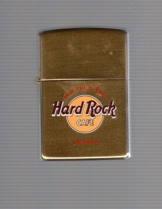 1998 Closed Hard Rock Cafe,  La Jolla,  Zippo Lighter