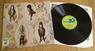 Grease Band - S/t Debut Lp Rare 1971 N/mint Uk Harvest `no Emi` Textured Sleeve