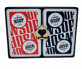 Set Of 2 Decks Authentic Dealt At Wsop Final Tables Copag Playing Cards