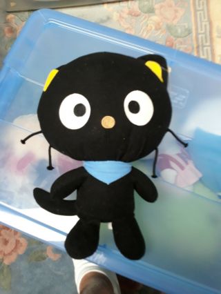 Sanrio Chococat Black Kitty Cat 10 " Plush Hello Kitty With Tag