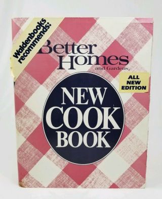 Vintage Better Homes and Gardens Giant Advertisement Cook Book 20 