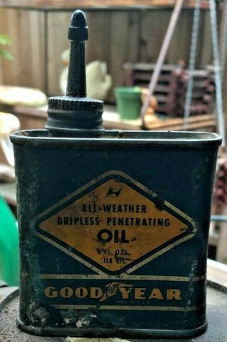 Vintage Small Good Year Penetrating Oil Can