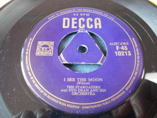 Stargazers - I See The Moon - Extremely Rare Early Uk Decca 45 Listen