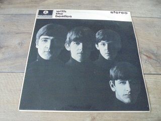 The Beatles - With The Beatles 1963 Uk Lp Parlophone Stereo B&y W/dominion Cr.