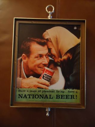 National Bohemian Beer Non Lighted Sign Have A Taste Of Pleasant Living
