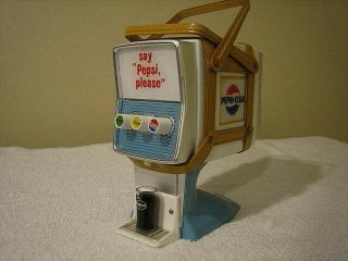 Pepsi Cola Soda Dispenser Radio 1960s Japan