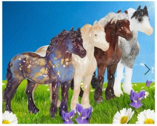 Breyer Iris 2019 Stablemate Collector ' s Club Highland Pony Gambler ' s Choice 2