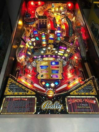 THEATRE OF MAGIC Pinball Machine LEDS AUTHORIZED STERN DISTRIBUTOR COLOR DMD 3