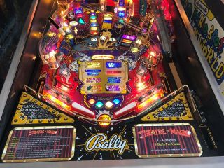 THEATRE OF MAGIC Pinball Machine LEDS AUTHORIZED STERN DISTRIBUTOR COLOR DMD 4