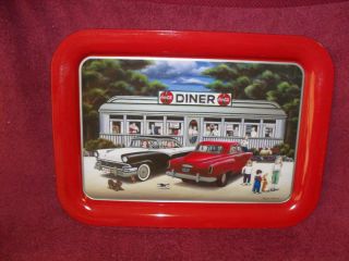 2005 Issue Coca - Cola " Collectible " Diecast Metal " Serving " Tray: " 50 