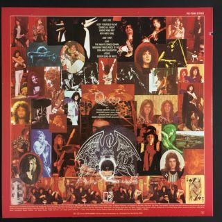 QUEEN EKS - 75064 1973 ELEKTRA vinyl lp SAWCUT JACKET Freddie Mercury 2