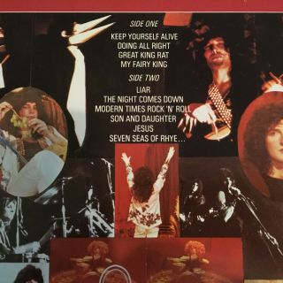 QUEEN EKS - 75064 1973 ELEKTRA vinyl lp SAWCUT JACKET Freddie Mercury 3