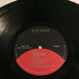 QUEEN EKS - 75064 1973 ELEKTRA vinyl lp SAWCUT JACKET Freddie Mercury 7