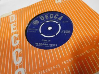 The Rolling Stones - I Want To Be Loved / Come On - Decca 11675 - U.  K.