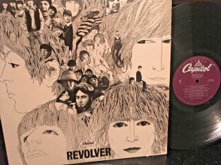The Beatles " Revolver " Lp Record Vinyl Capitol Records