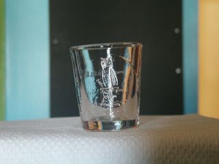 Druggist Or Pharmacy Dose Glass Cup Owl Drug Company Single Wing Variety.