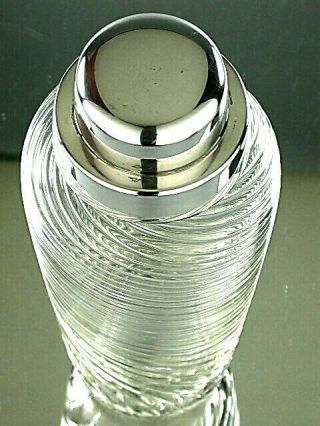 Wmf Cocktail Shaker Crystal Glass Art Deco Bauhaus Design Ns Silver Plated 1930s