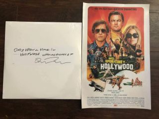 Quentin Tarantino Once Upon A Time In Hollywood Limited Edition Only 500