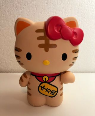 Sanrio Hello Kitty Maneki - Neko Lucky Cat Vinyl Coin Bank 2012