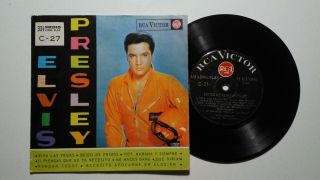 Elvis Presley,  Ep,  Rca Victor,  Chile " Exitos " 8 Tracks Diff Take Of It Hurts Me