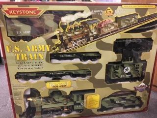 Keystone U.  S Army Complete Train Set Limited Edition 1 Of 2,  000.