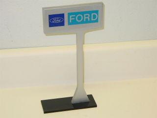 Advertising Ford Car Dealership Desk Top Sign,  1