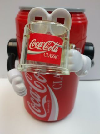 Vintage Coca Cola Soda Coke Can Robot Mechanical Action Bank