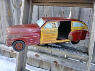 1941 Wyandotte Toytown Estate Car Pressed Steel Toy Town Cadillac 21 "