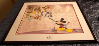 Disney Sericel " Mural Of Memories " Limited Edition (18)