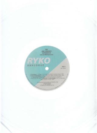 JIMI HENDRIX - Live At Winterland (1987) 2 Clear LPs [Vinyl NM & Sleeve NM - /NM] 5