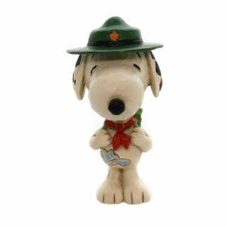 Jim Shore Snoopy Boy Scout Peanuts Mini Figurine 6001296