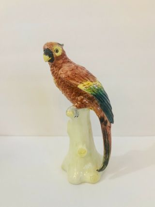 Chelsea House Hand Painted Ceramic Bird Parrot Figurine Statue Pristine