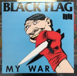 Black Flag - My War [blue Vinyl W/ Merch Catalog] Vg - Vg,