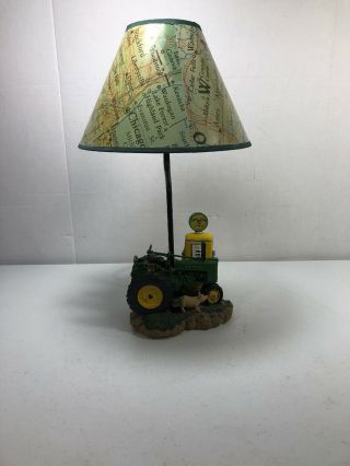 John Deere Tractor Table Lamp with Shade. 2