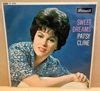Patsy Cline Sweet Dreams Og Uk Mono Brunswick Records 7 " Ep Oe 9490